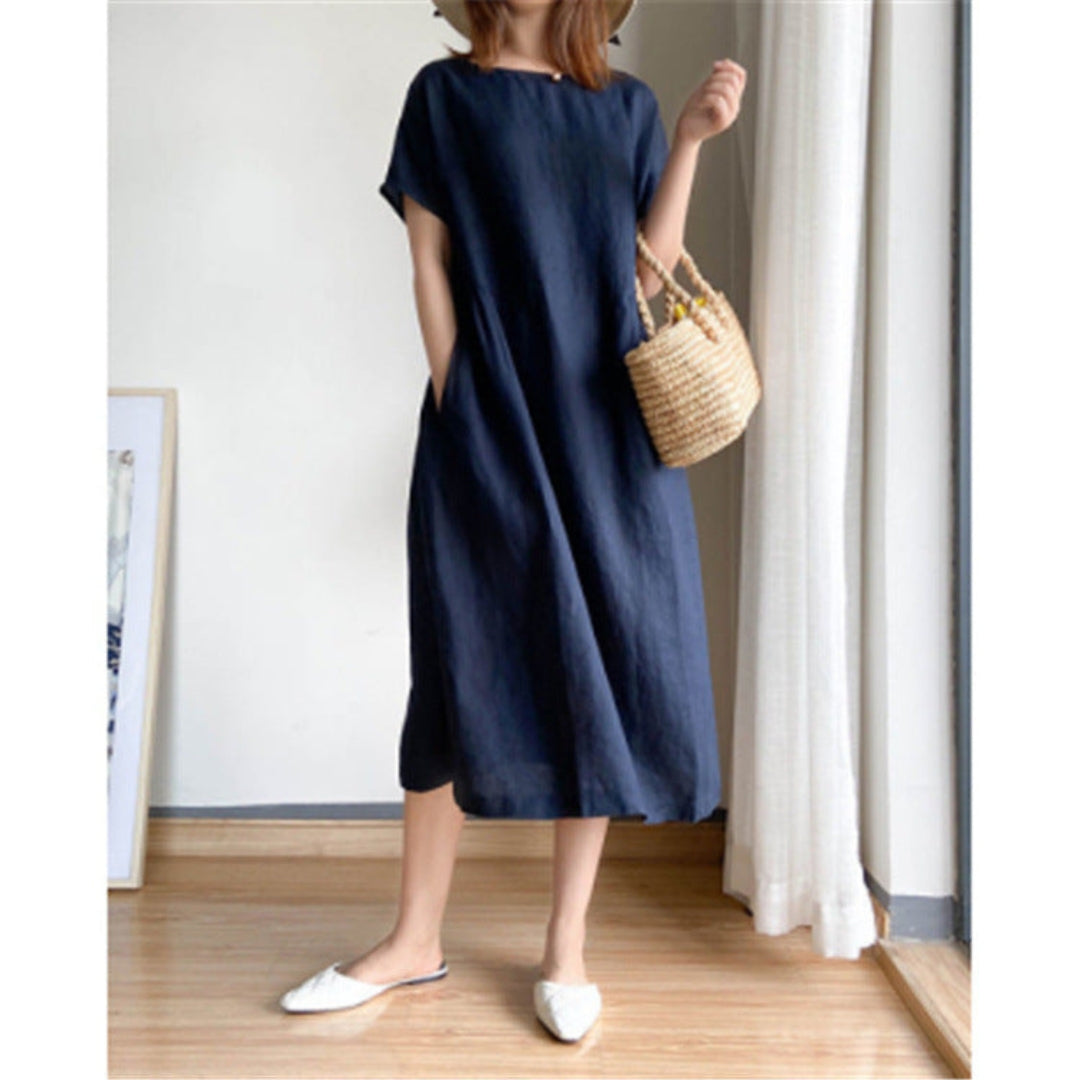 Erica | Ladies elegant short sleeve summer dress