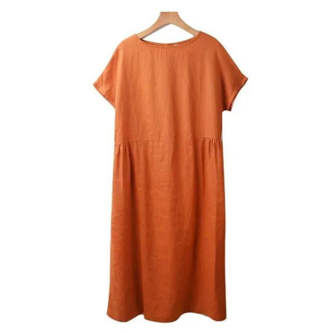 Erica | Ladies elegant short sleeve summer dress