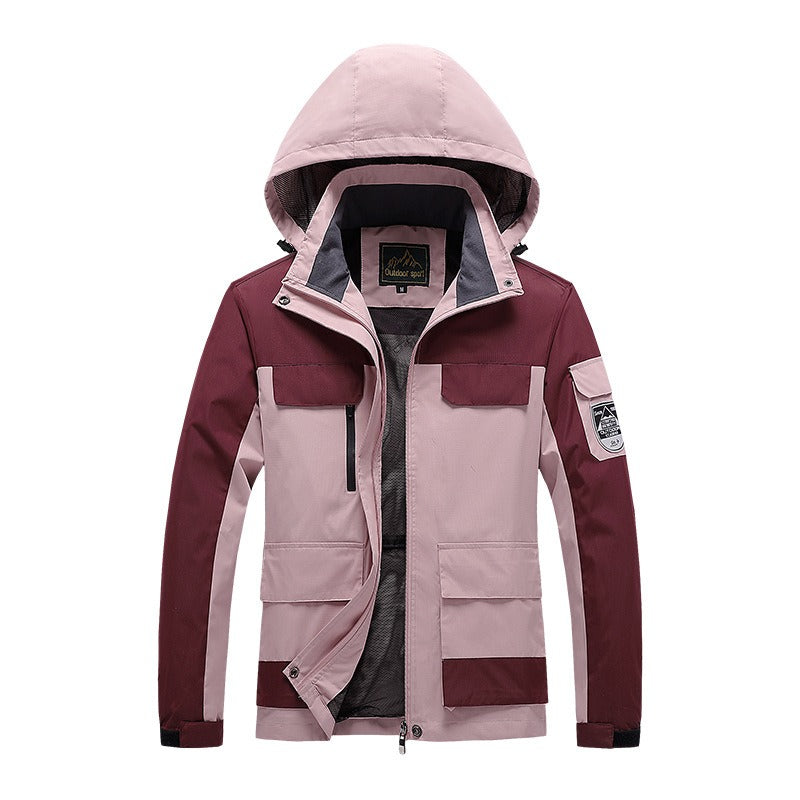 Men’s Utility Jacket – Wind Resistant – Breathable Mesh Lining – Multi Pockets – Regular Fit