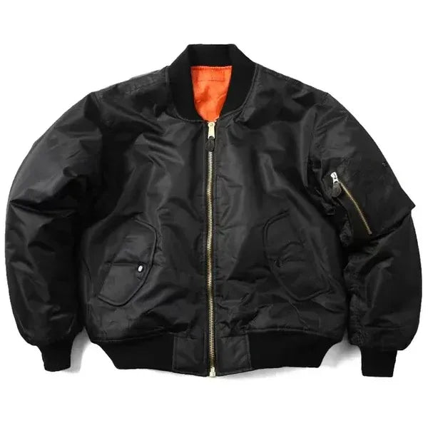 Women’s Bomber Jacket – Windproof – Relaxed Fit – Ribbed Trim – Zip Sleeve Pocket