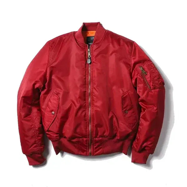 Women’s Bomber Jacket – Windproof – Relaxed Fit – Ribbed Trim – Zip Sleeve Pocket