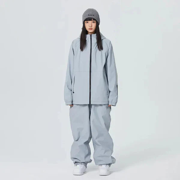 Women's Ski Suit – Oversized Fit – Weather-Resistant – Full Zip Jacket & Trousers