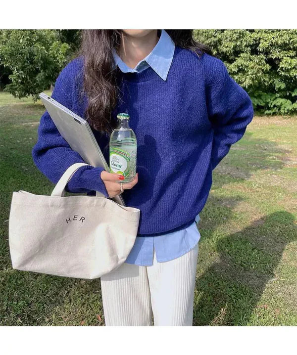 Women’s Pullover Sweater – Soft Knit – Oversized Fit – Dropped Shoulders – Ribbed Trim