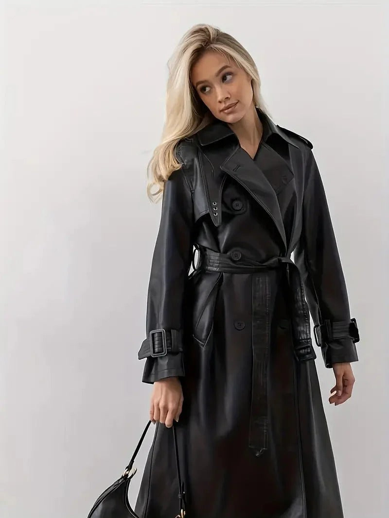 Abigail | Hermina – Elegant Women’s Trench Coat Modern Stylish