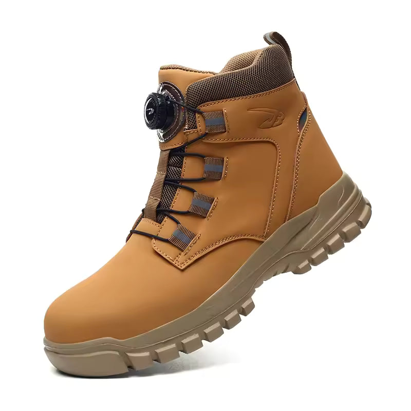 Men’s Safety Boots – Steel Toe – Waterproof – Stab-Resistant – Dial Closure – High Ankle Support