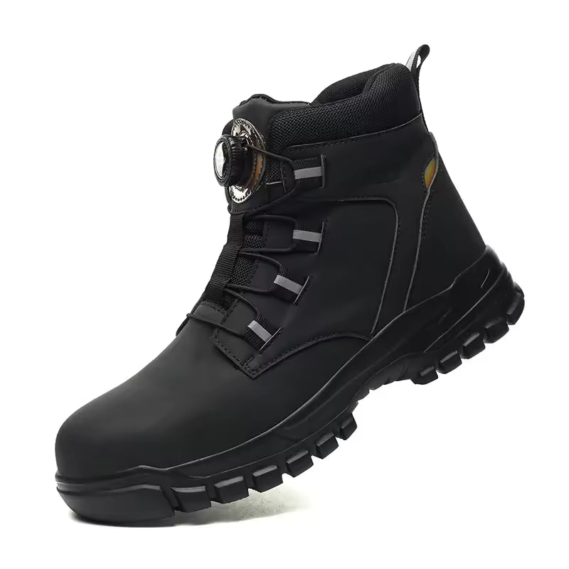Men’s Safety Boots – Steel Toe – Waterproof – Stab-Resistant – Dial Closure – High Ankle Support
