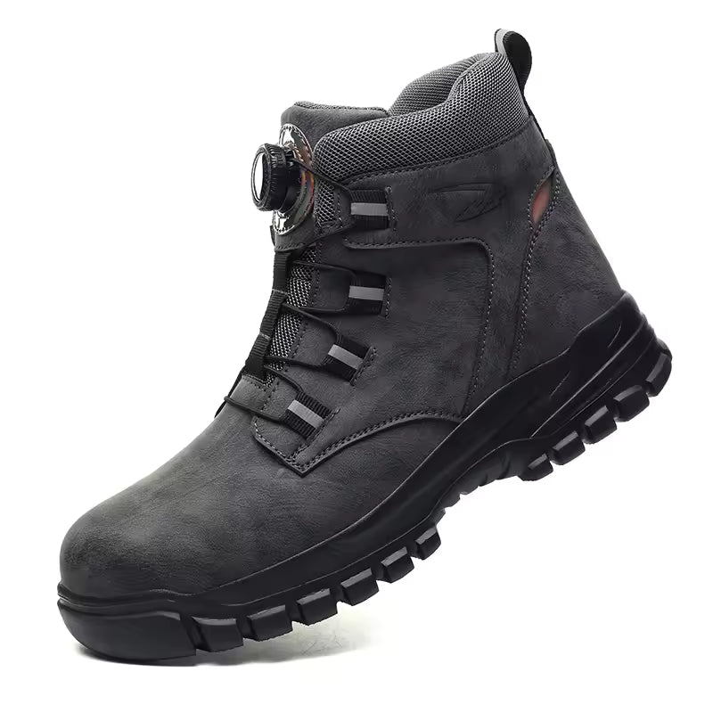 Men’s Safety Boots – Steel Toe – Waterproof – Stab-Resistant – Dial Closure – High Ankle Support