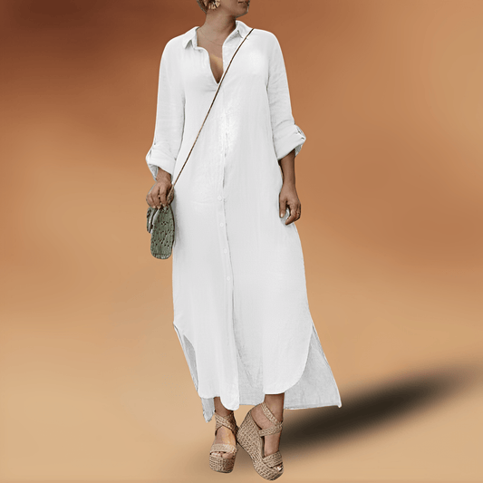Diana® | Elegant Long Linen Dress