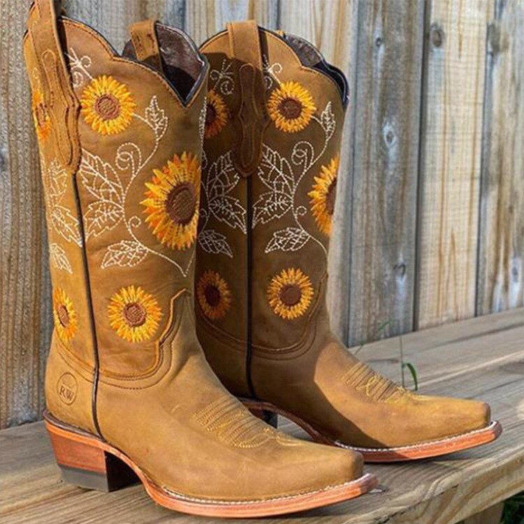 Samantha | Women's Embroidered Cowboy Boots