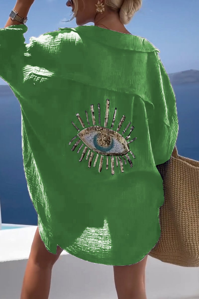 Camila® | Casual Sequin Beaded Shirt For Women