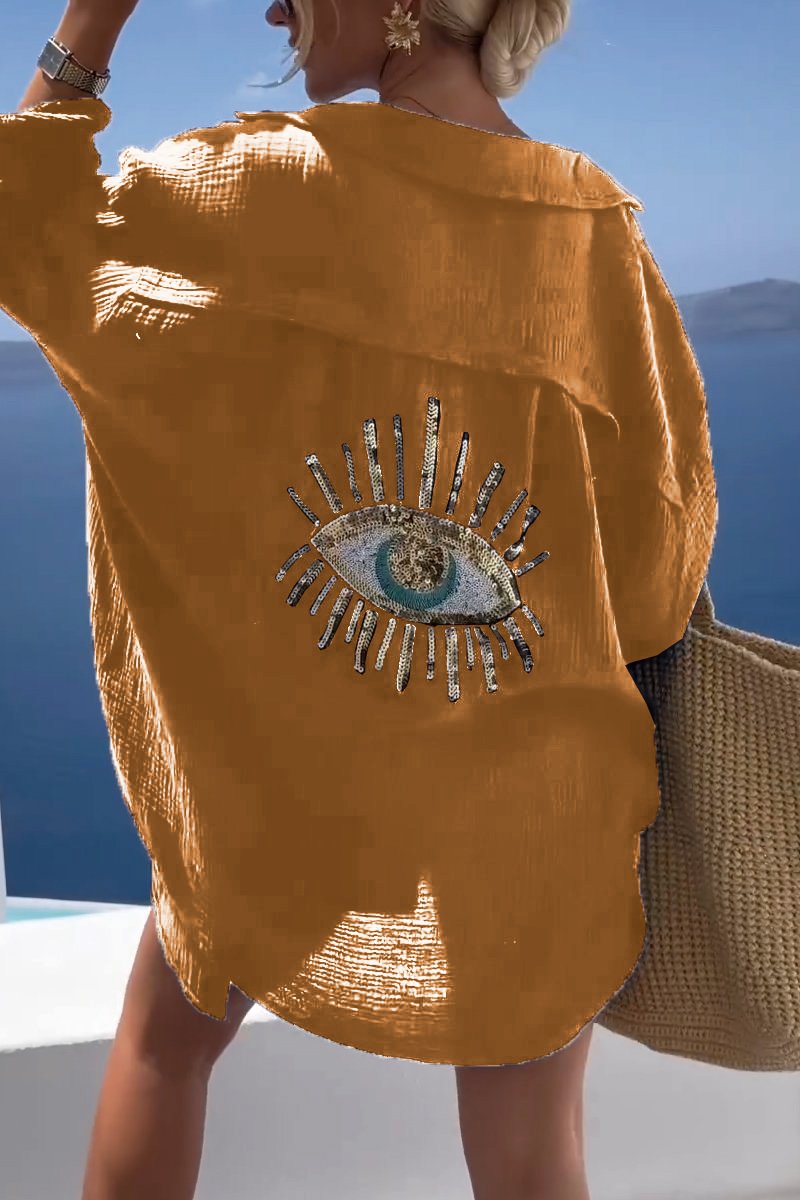 Camila® | Casual Sequin Beaded Shirt For Women