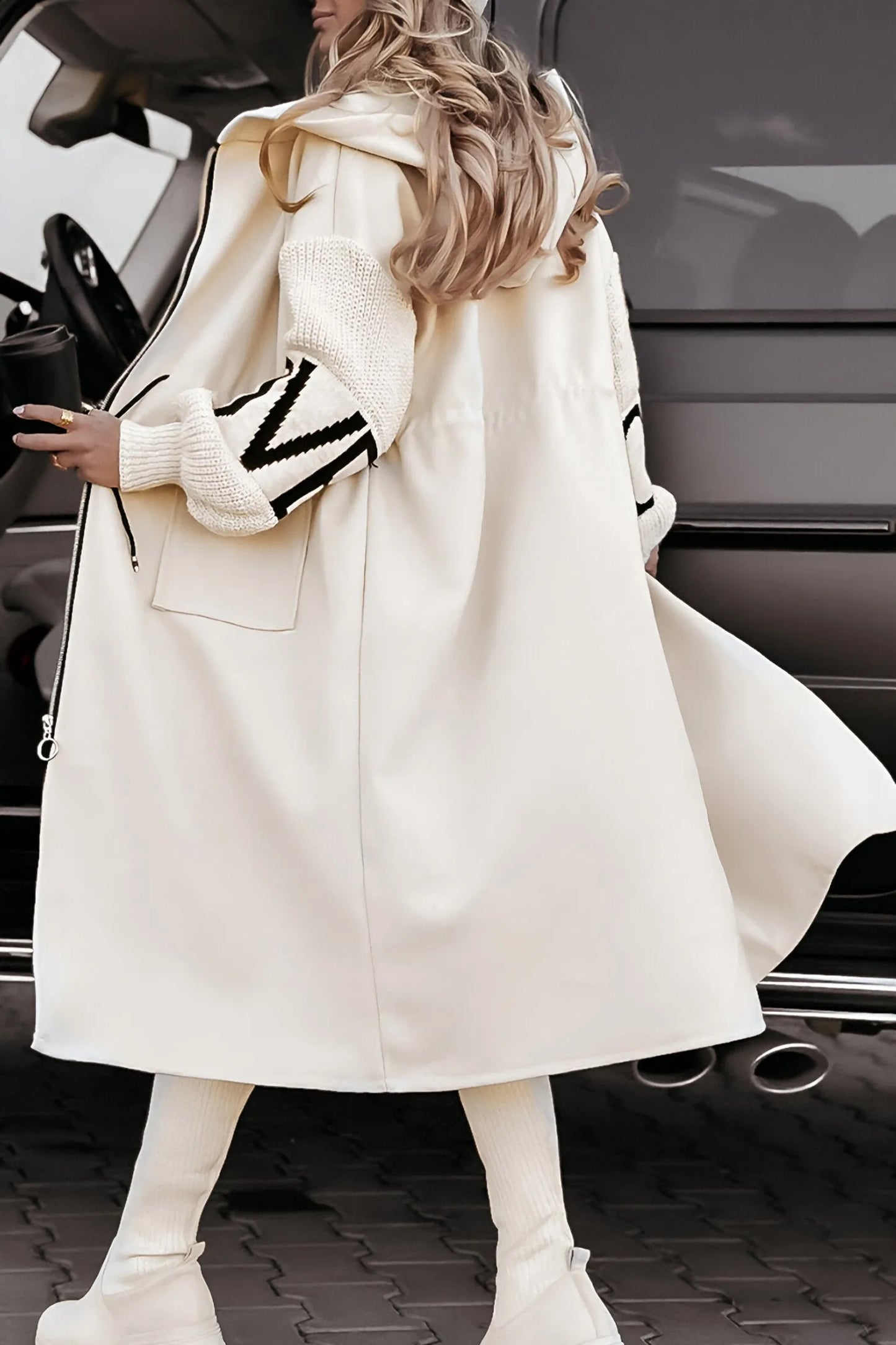 Abigail® | Hooded Patchwork Jacket