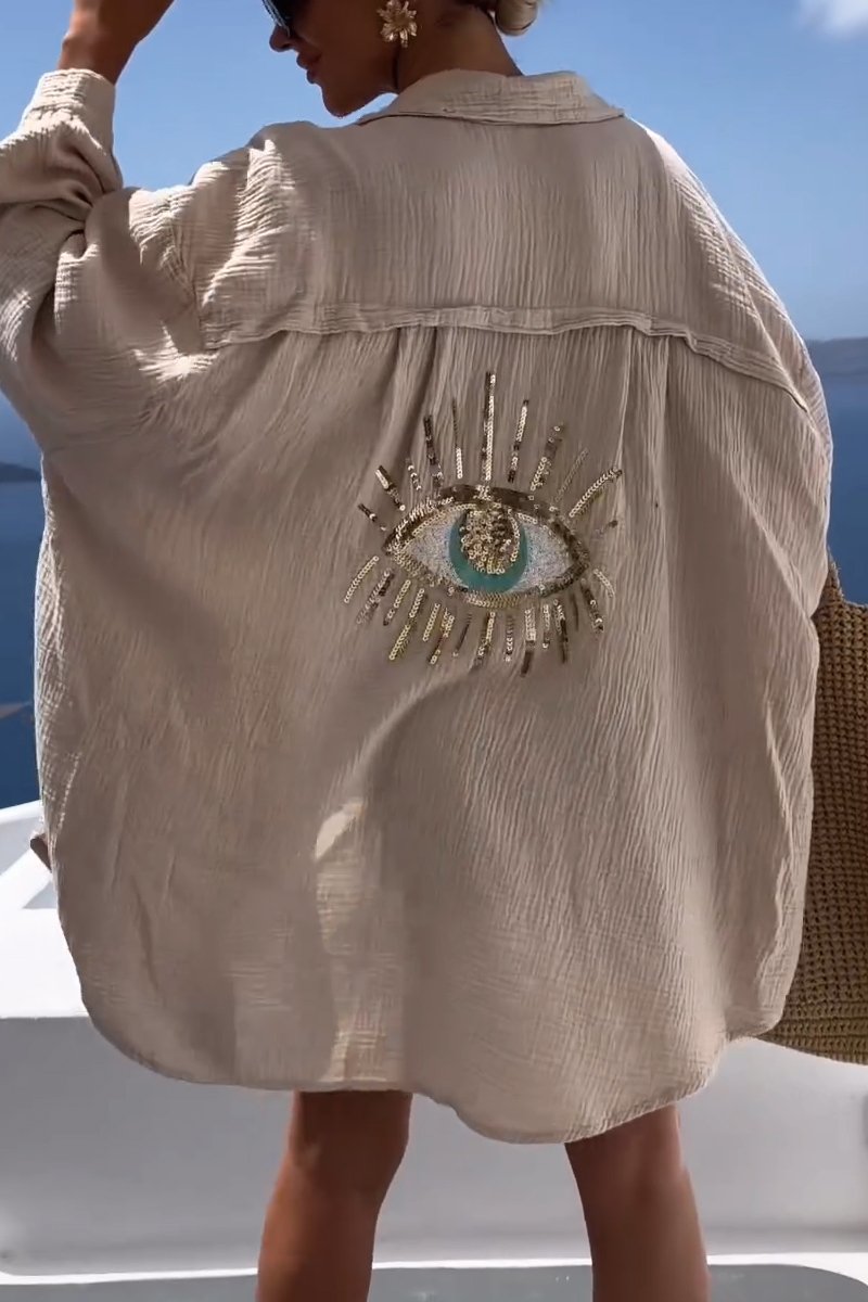Blanca® | T-Shirt With Shiny Sequins