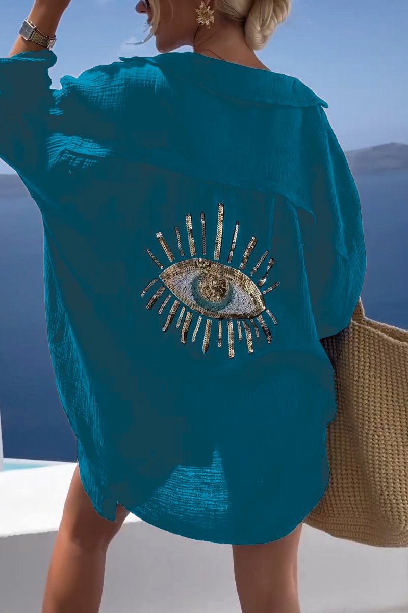 Blanca® | T-Shirt With Shiny Sequins