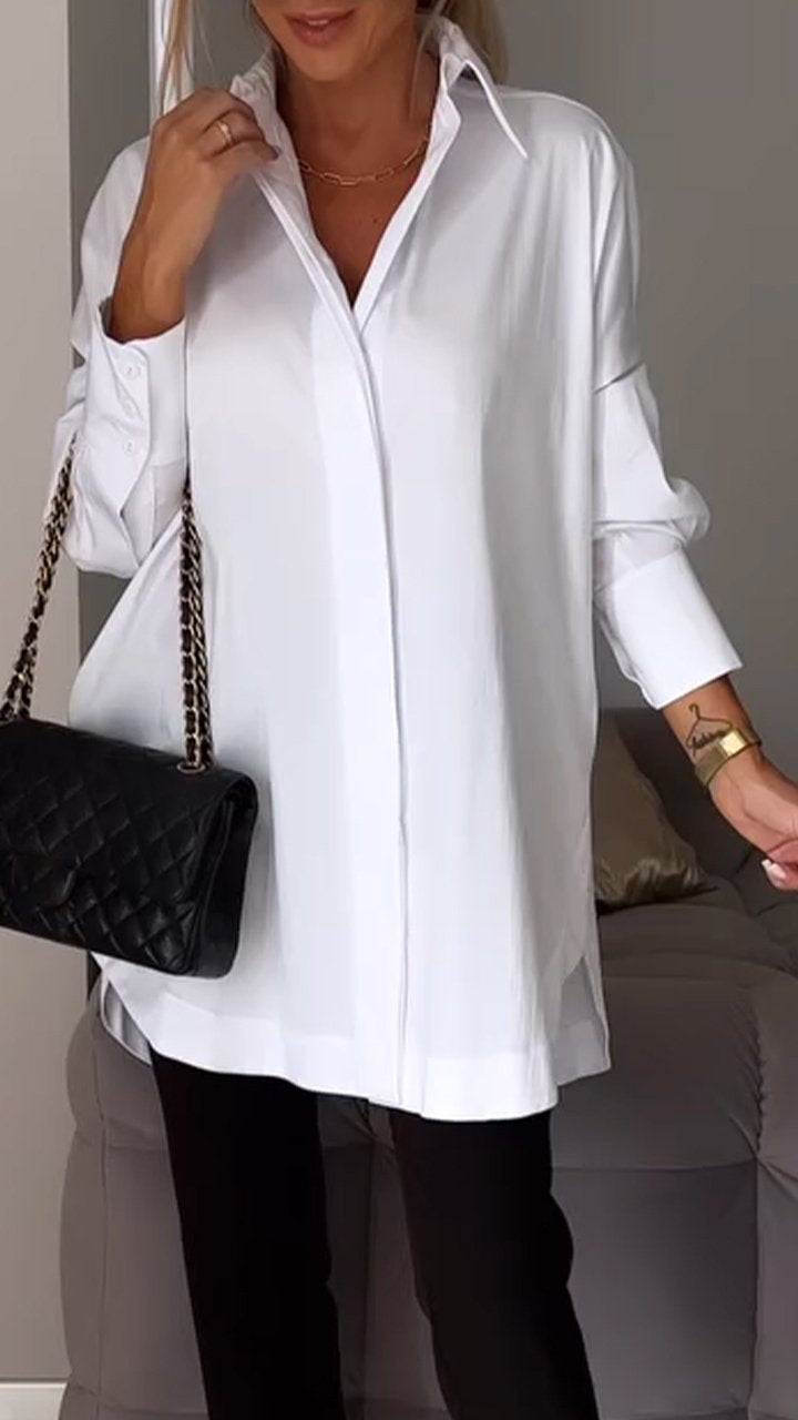 Bretten® | Chic Blouse Made Of Large Silk Chiffon