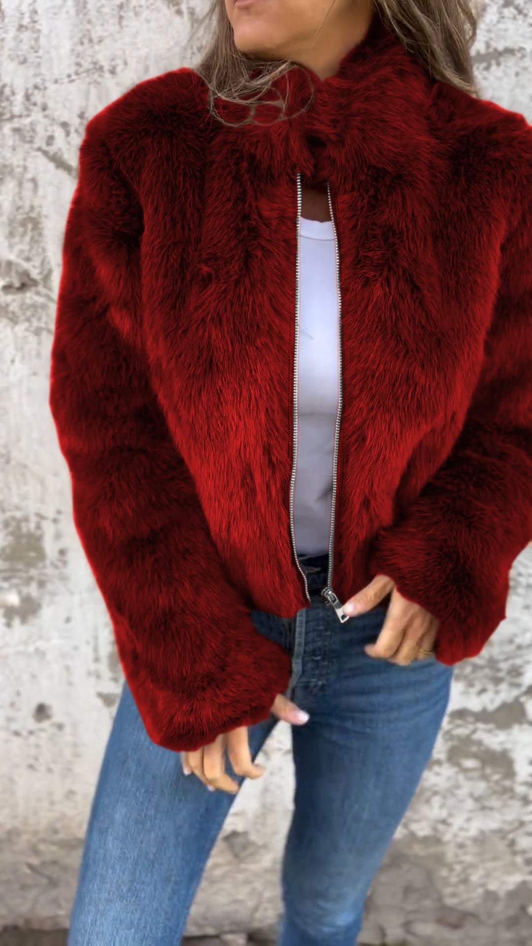 Asuncion® | Faux leather jacket
