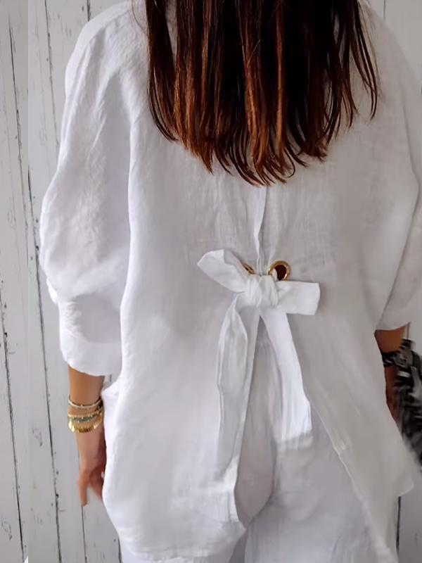 Dominique® | Casual shirt made of cotton and linen