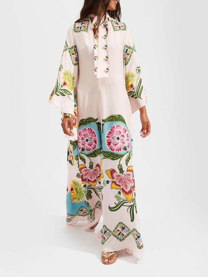 Jillian | Elegant Floral Long Sleeve Maxi Dress for All Occasions