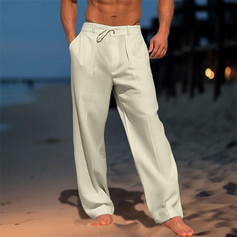 Mason | Unicoloured Relaxed Trousers for Summer Style