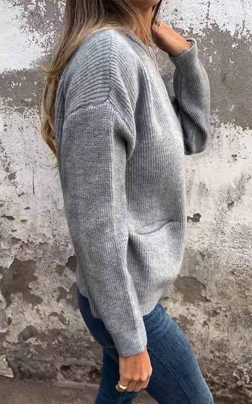 Calixta | Cotton zip-up cardigan
