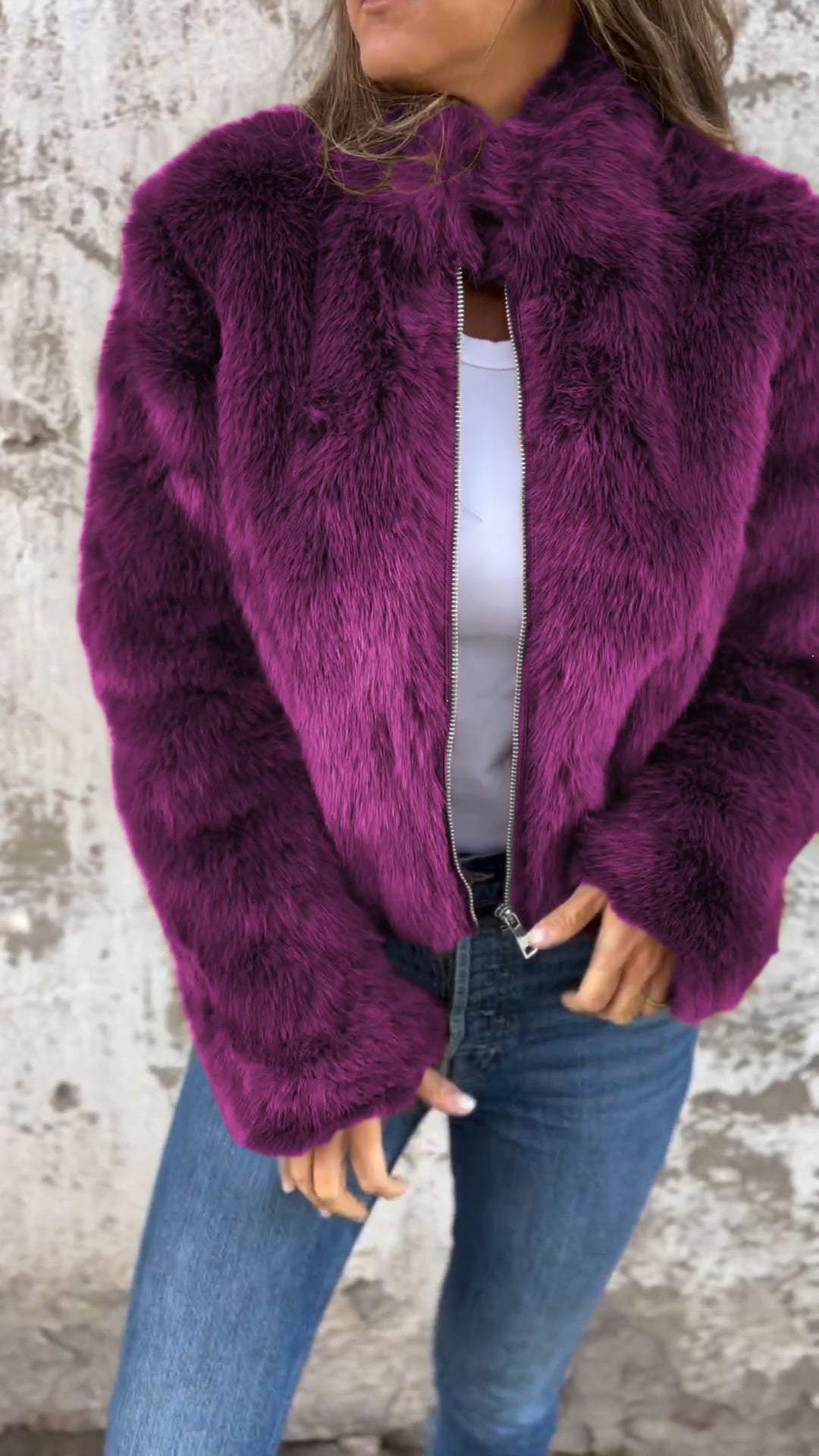 Asuncion® | Faux leather jacket