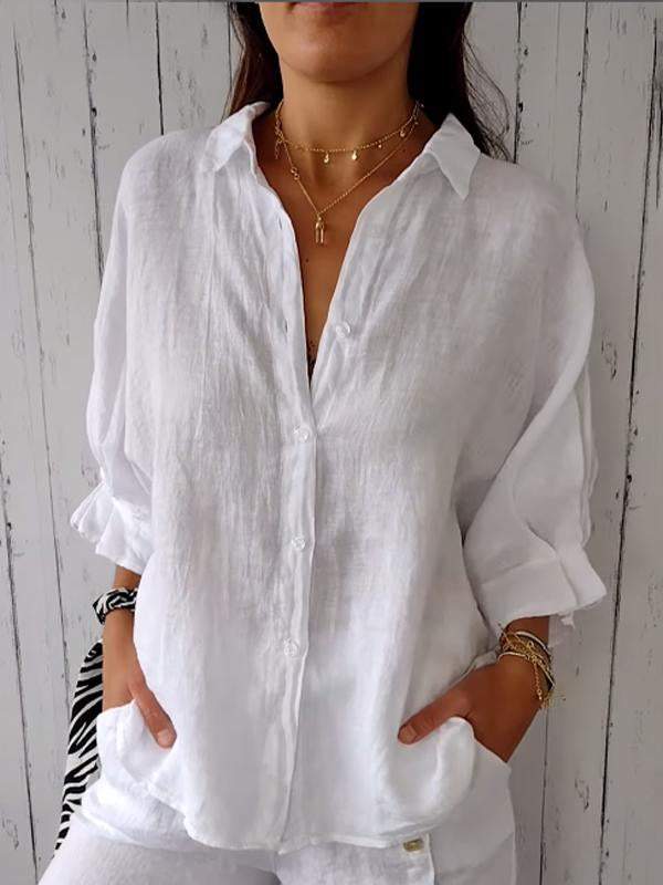 Dominique® | Casual shirt made of cotton and linen