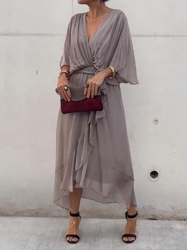 Beatrice® | Elegant Dress With V-Neckline