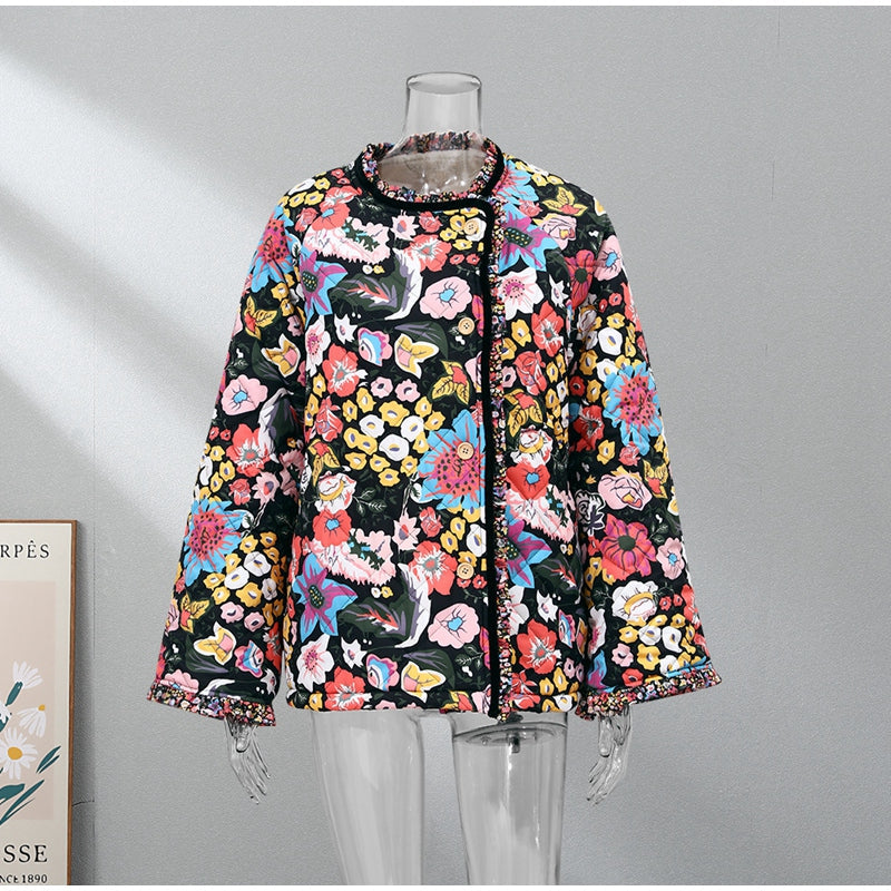 Ayla® | Colorful, stylish autumn coat with handmade details