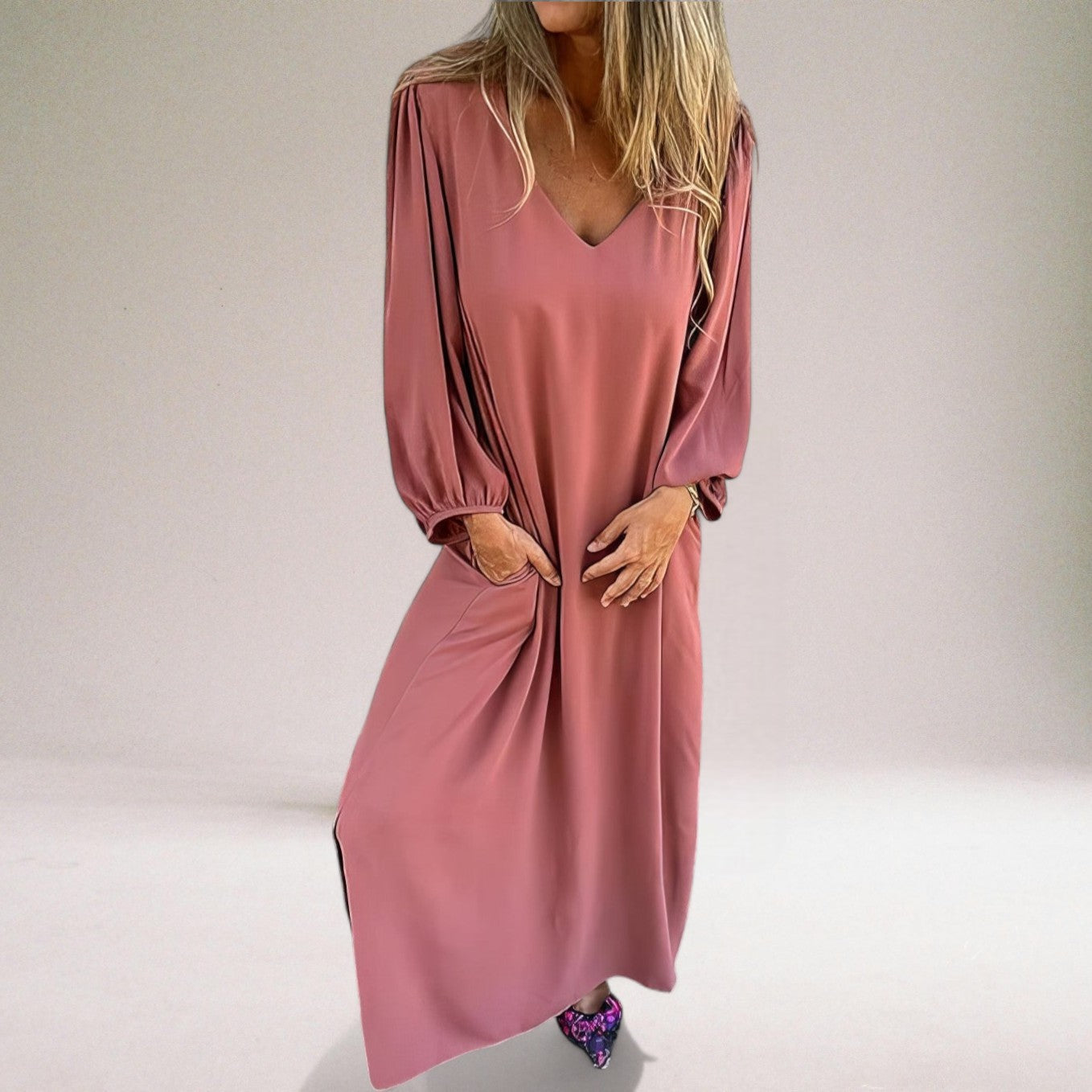 Ida | Long Boho Chic Dress with Timeless Elegance