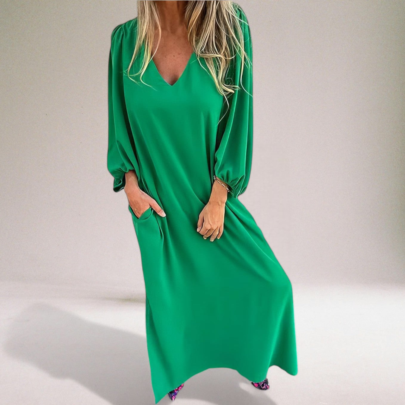 Ida | Long Boho Chic Dress with Timeless Elegance