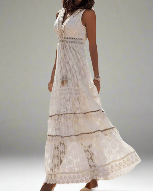 Claudia® | Airy Boho Maxi Dress For Warm Summer Days