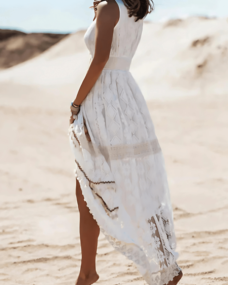 Claudia® | Airy Boho Maxi Dress For Warm Summer Days