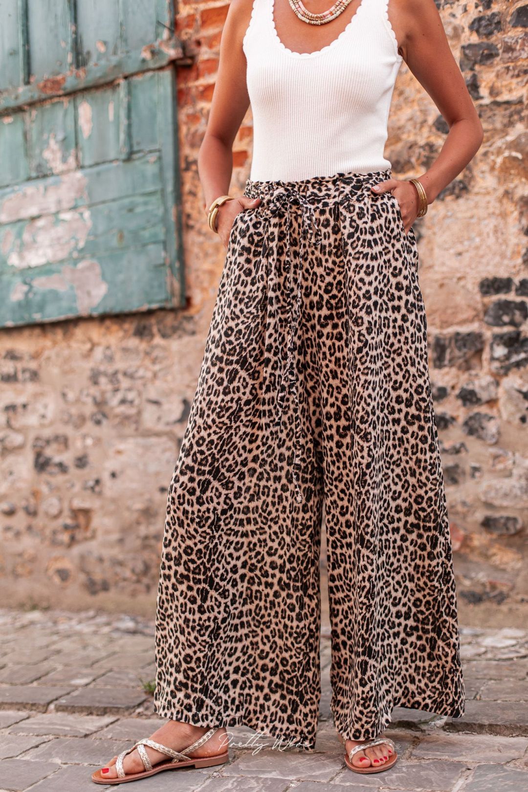 Carla® | Stylish summer trousers in a leopard look
