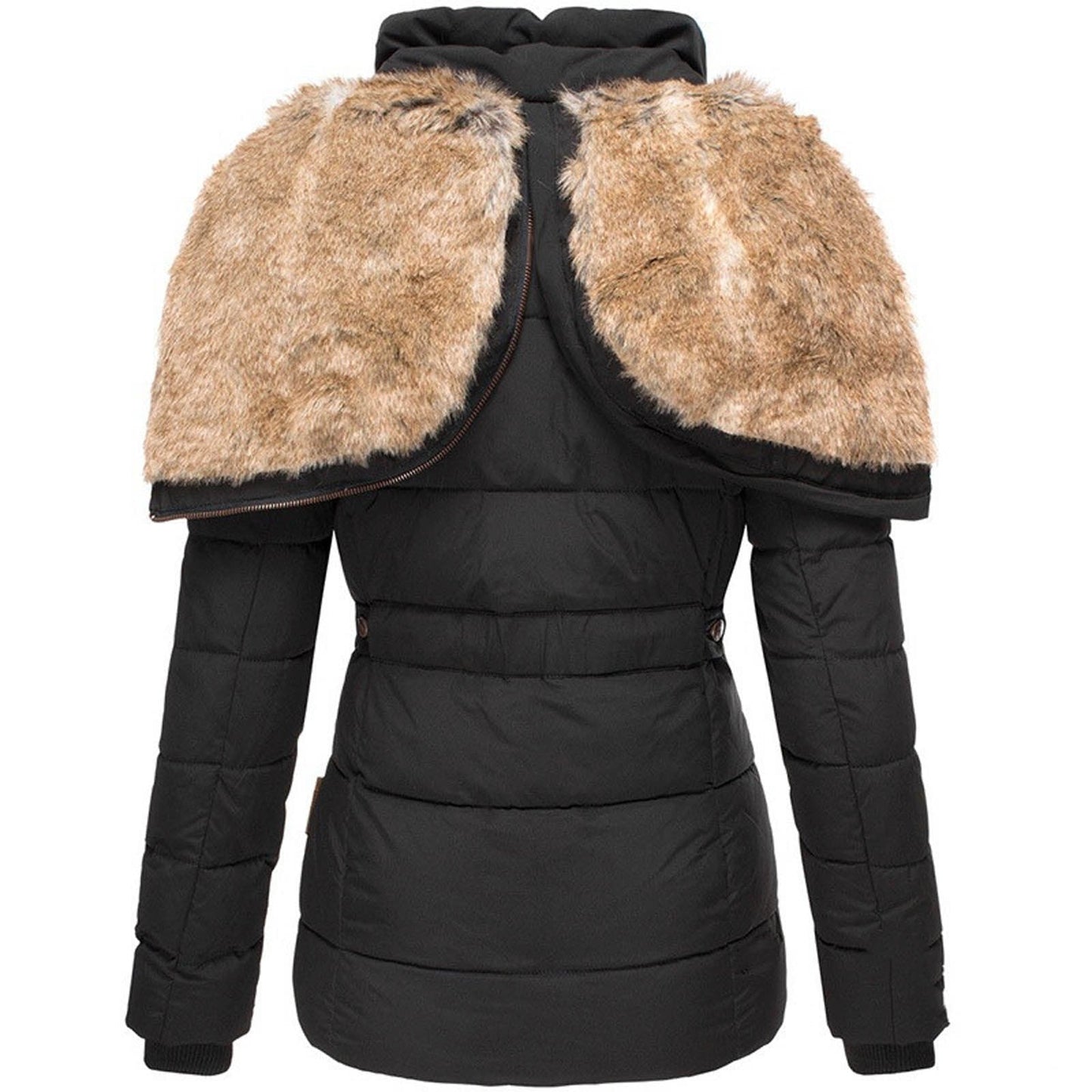 Ariadna® | Winter coat with faux fur