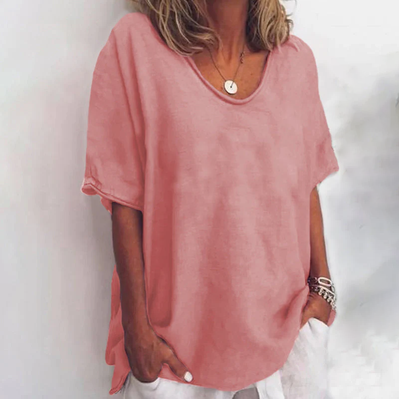 Denise | Stylish Loose Blouse with Tummy Coverage