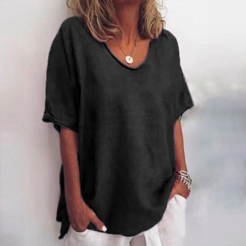 Denise | Stylish Loose Blouse with Tummy Coverage