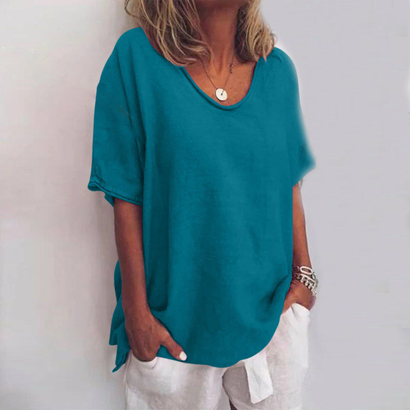 Denise | Stylish Loose Blouse with Tummy Coverage