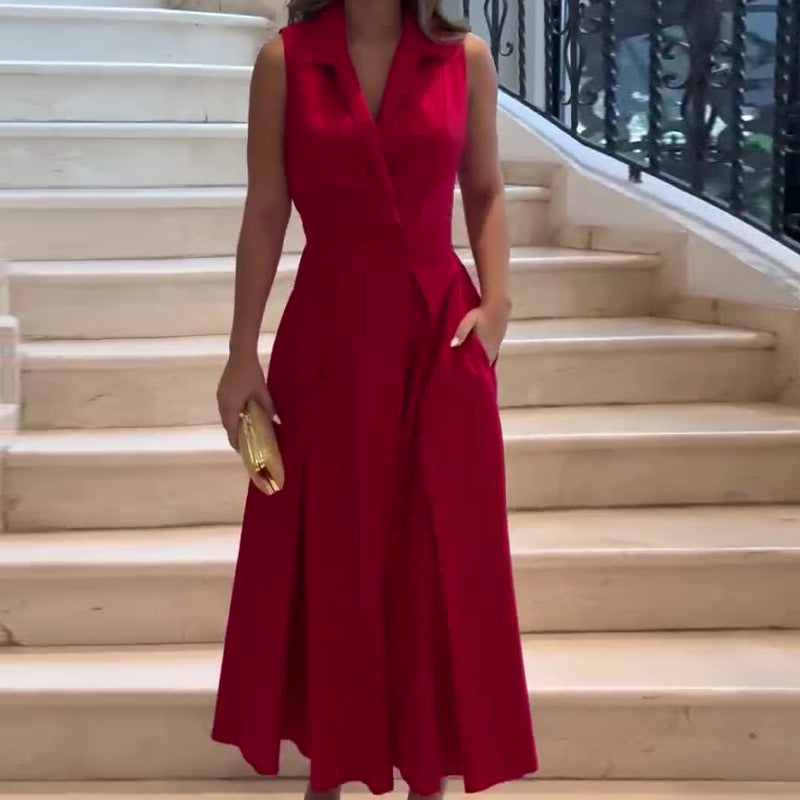 Elizabeth® | V-neck midi dress