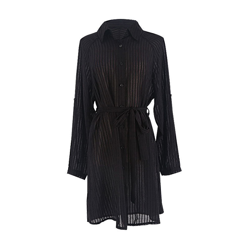 Amina® | Light striped dress