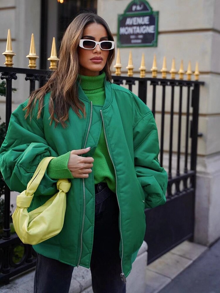 Marcia | Women's Oversized Bomber Jacket