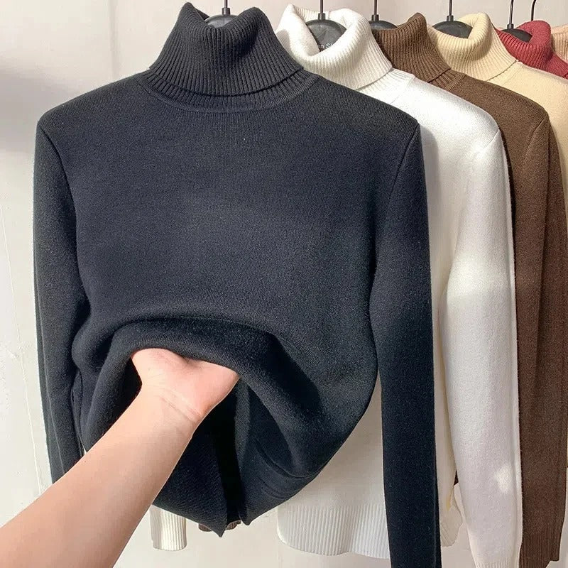 Begoña® | Elegant sweater with a high collar