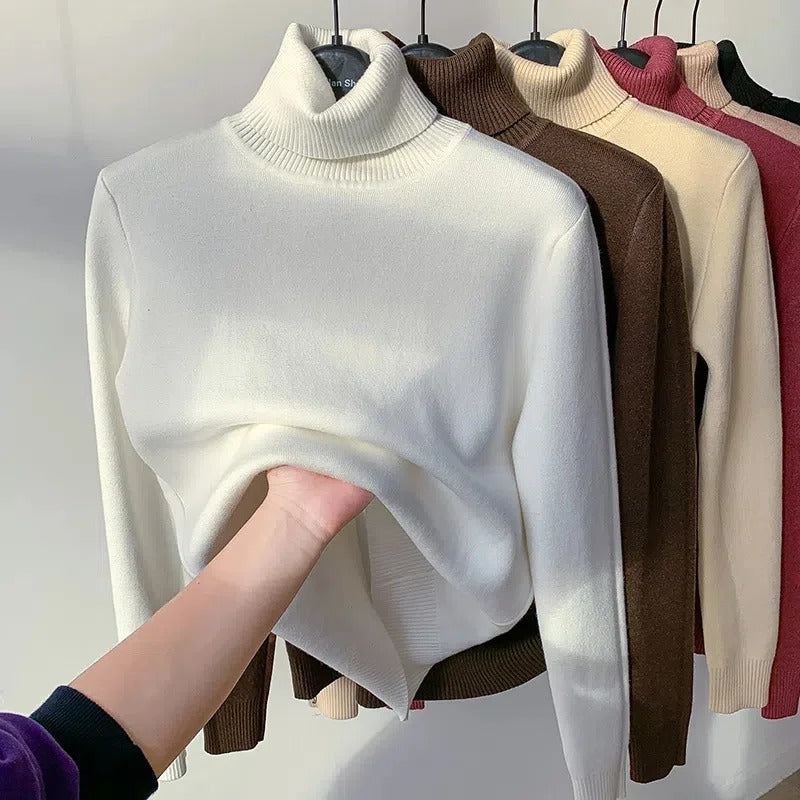 Begoña® | Elegant sweater with a high collar