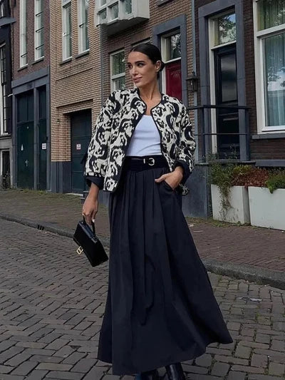 Dorotea® | Fashionable women's jacket with a pattern