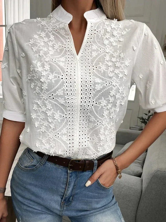 Cayetan® | Stylish Blouse With An Elegant Cut
