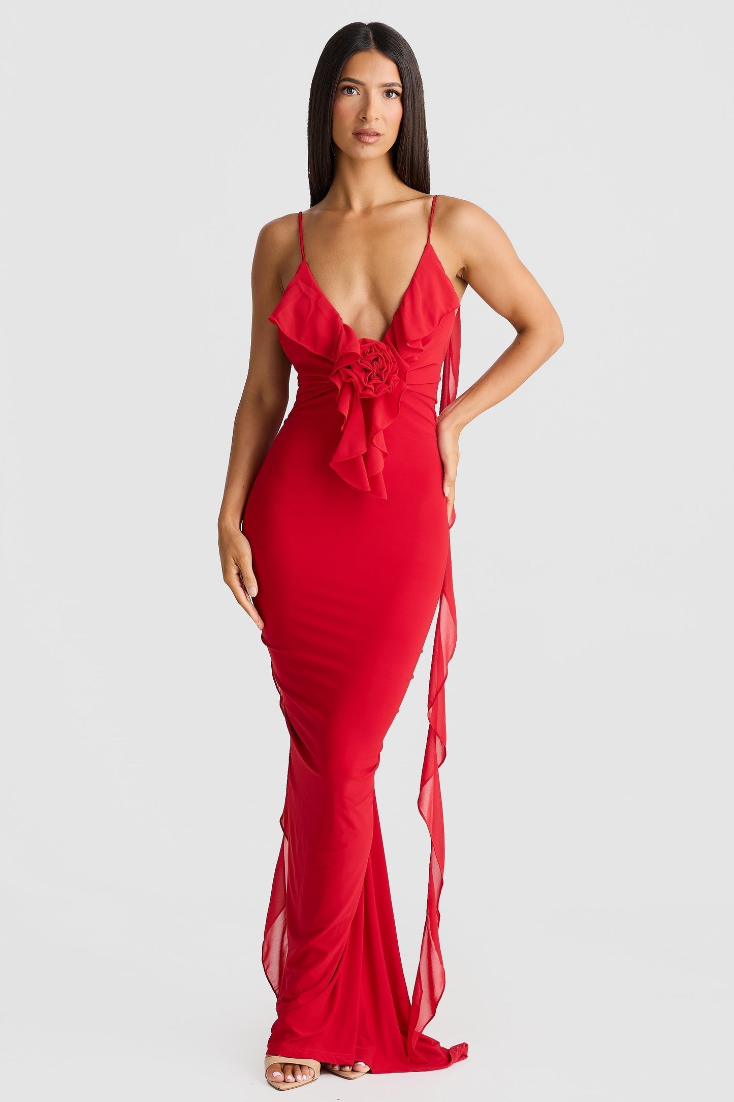 Amalia® | Maxi dress with an open back