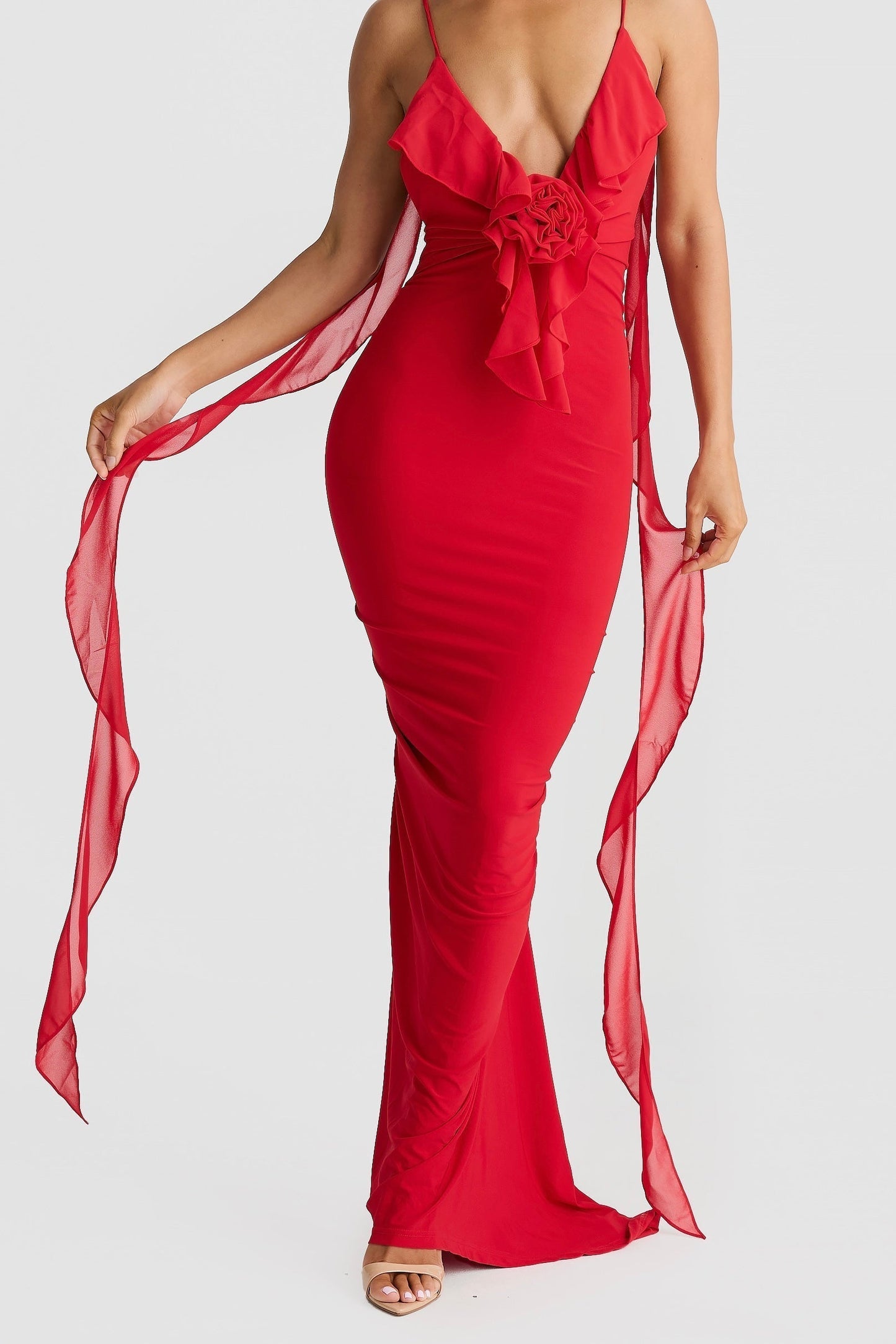 Amalia® | Maxi dress with an open back