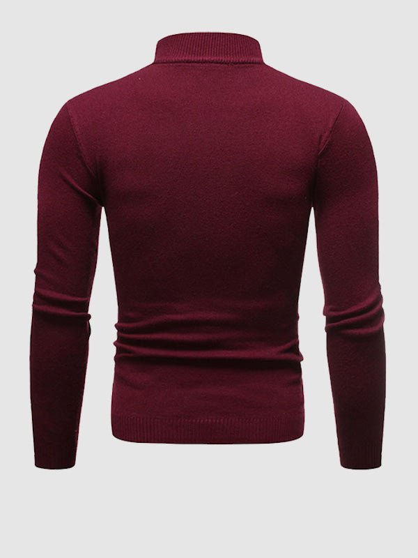 Darryl | Men's Slim-Fit Turtleneck Pullover Sweater