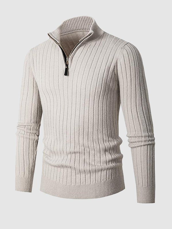 Reed | Men's Half-Zip Ribbed Sweater