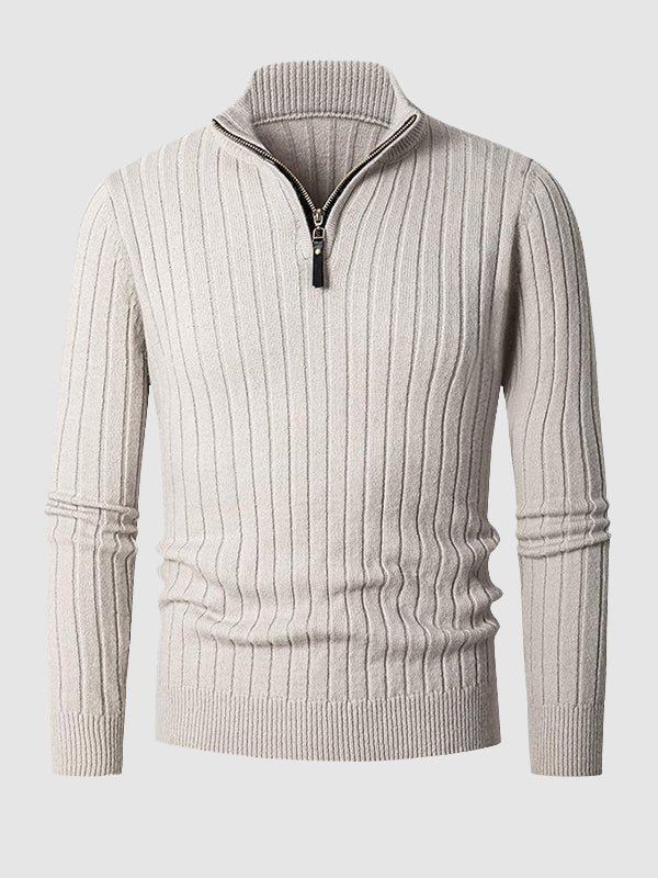 Reed | Men's Half-Zip Ribbed Sweater