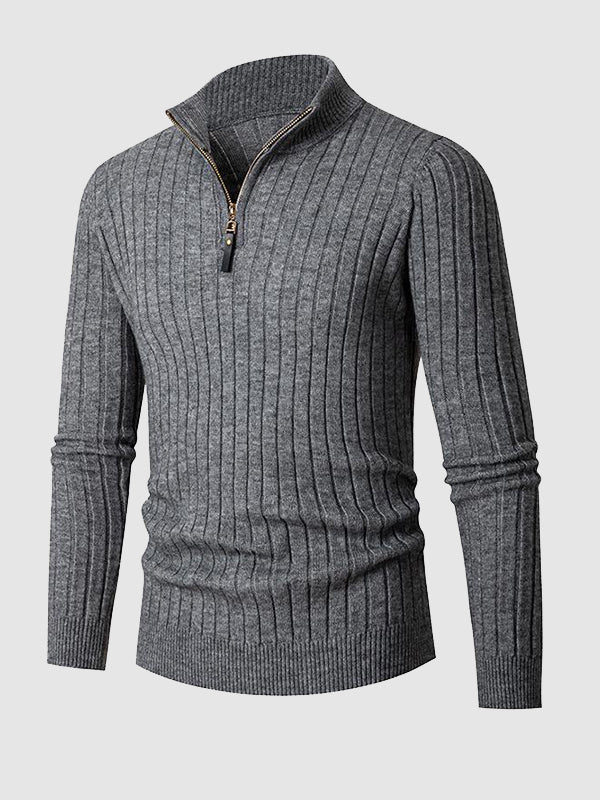 Reed | Men's Half-Zip Ribbed Sweater